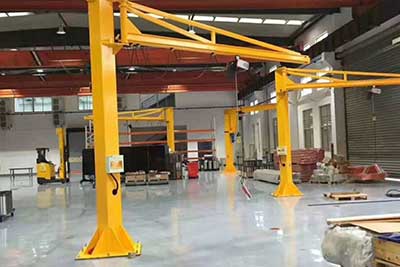 Light duty jib cranes - floor types of jib-cranes