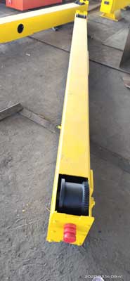 End carriage for top runing electric overhead crane