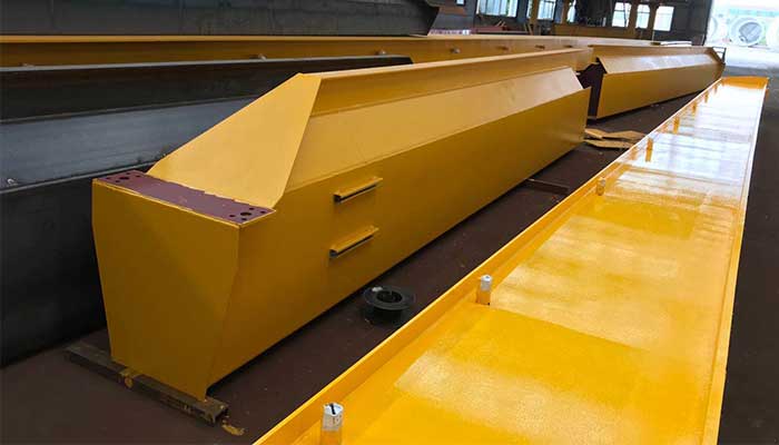 Main girder of single girder overhead crane top running design for sale Indonesia 