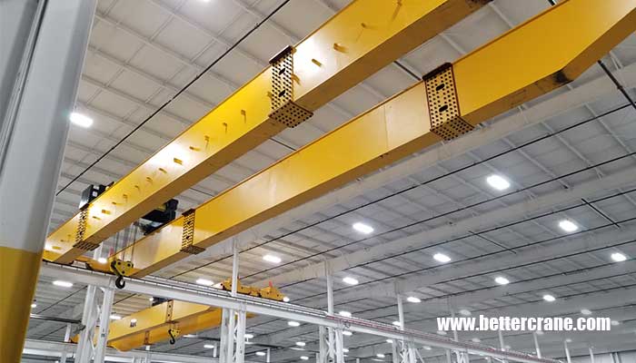 feedback picture of 40 ton overhea crane finished installation 