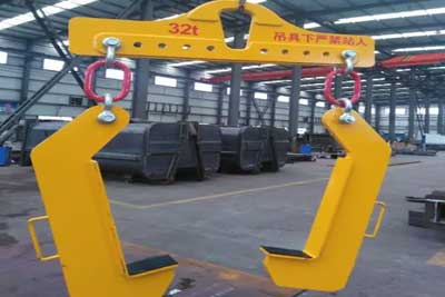 32 ton steel coil handling lifting