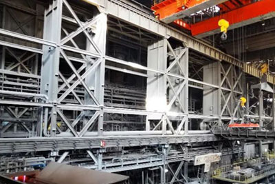 Intelligent Overhead Crane 80 Ton/32 Ton for Scrap Steel Handling