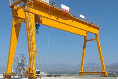 Gantry crane 50 ton customized for stone handing