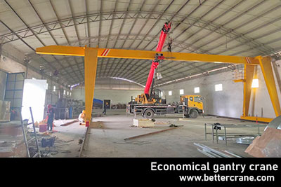 Single Girder Gantry Crane Cantilever Design | Cantilever Crane