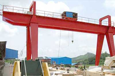 Double Girder Gantry Crane for Stone Factory 25 Ton, 30 Ton, 50 Ton