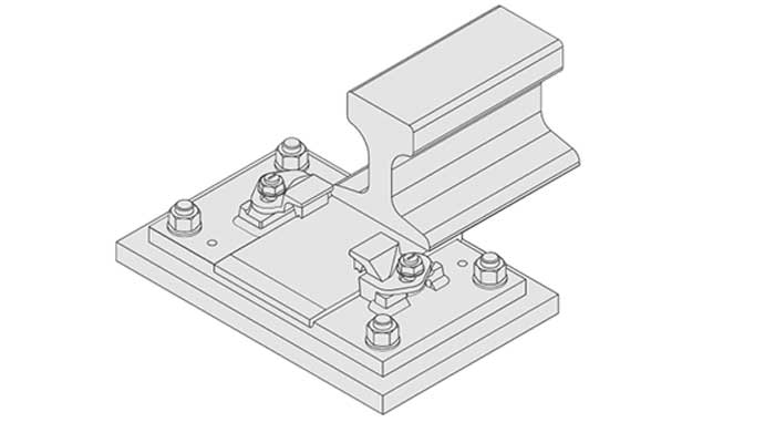 floor mounted gantry crane rail design 