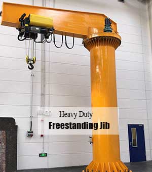 Heavy duty freestanding jib crane 