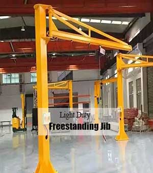 light duty freestanding jib crane 