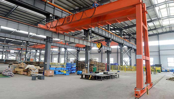 Semi gantry crane