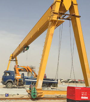 16 ton gantry crane single girder design for sale  Indonesia 