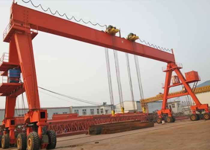 single girder electric hoist rtg gantry crane 