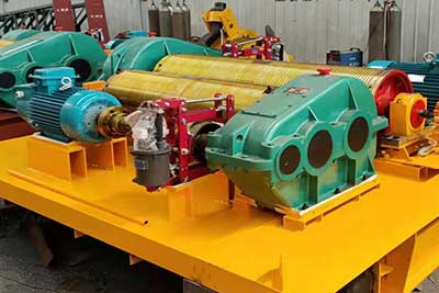 Chinese style overhead crane winch drum for heavy duty double girder cranes