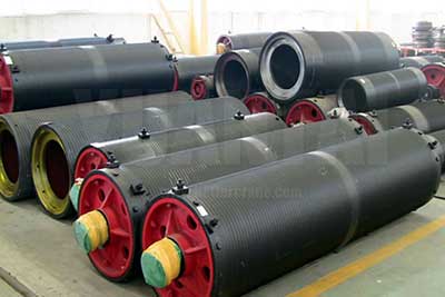 Overhead crane drum