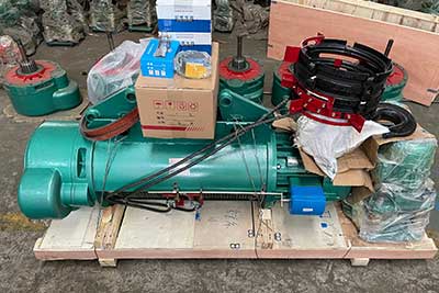 Electric wire rope hoist 5 ton for the portable ganty cranes