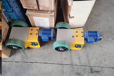 Movable gantry crane travelling motors 