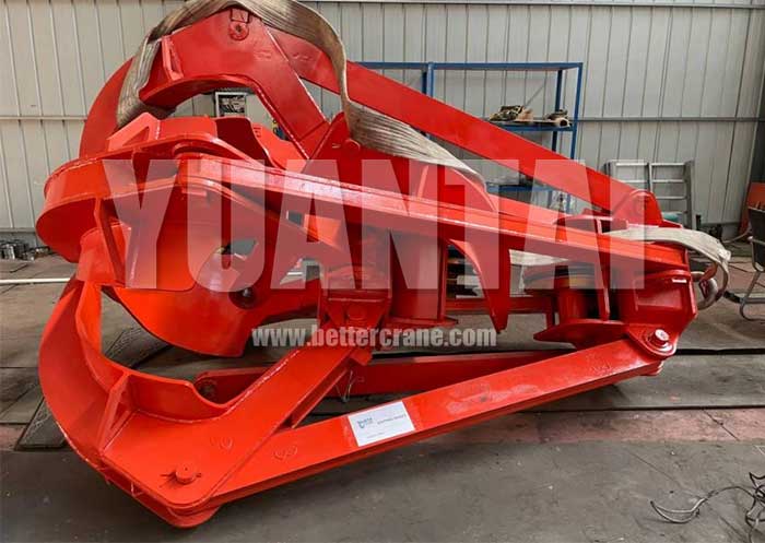 steel scrap handling orange peel grab bucket for sale