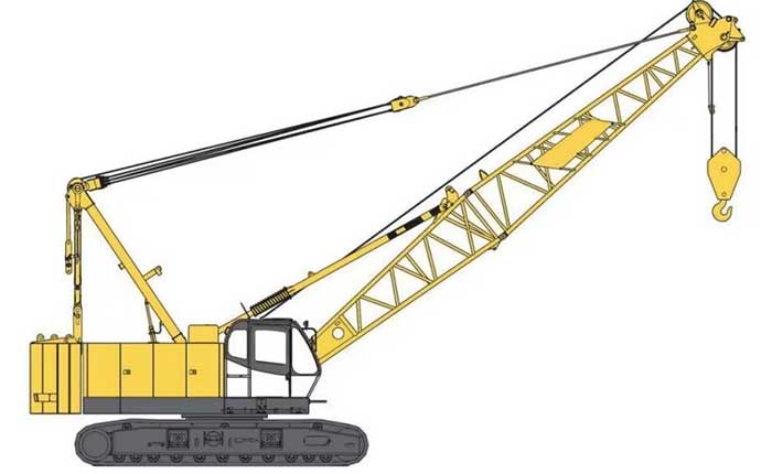 scrap handling crane -crawler crane 