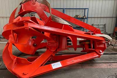 2M3 Orange Peel Grab for Sale Libya for 9 Ton Steel Scrap Crane