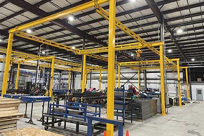 1 Ton Workstation Crane for Sale America, 1 Ton Kbk Crane for USA