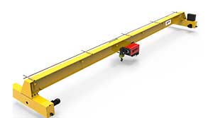 Single girder overhead crane