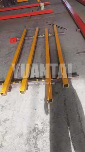 leg brace of the a frame gantry crane 4 ton