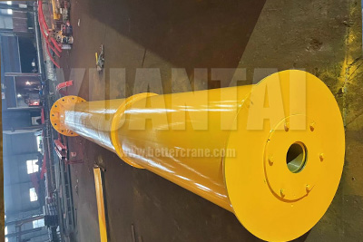 Floor mounted pillar or column of the explosion proof wire rope hoist crane 