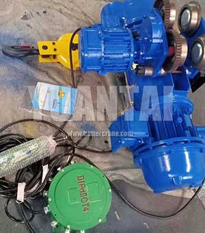 BCD explosion proof wire rope hoist 