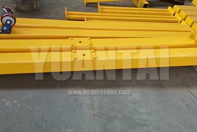 Steel structure of electric travelling portable gantry crane 2 ton for sale South Africa