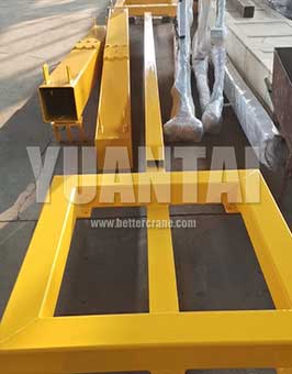 Main components of 2 ton portable gantry crane