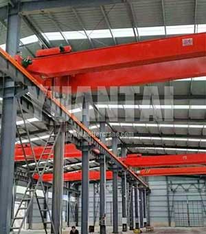 Overhead bridge crane runway and columns for your reference