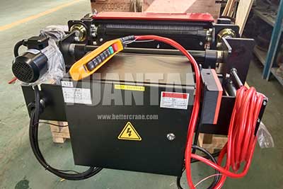 Europan style electric hoist and control of 3 ton overhead crane kit with 12 m lifting height