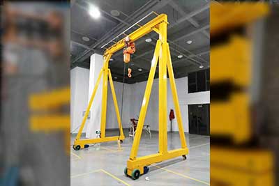 1 Ton Fixed Height Portable Gantry Crane for Sale America Economical