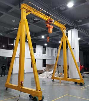 Portable gantry cranes up to 10 ton