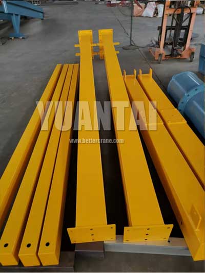  Main steel structure of fixed height portable gantry crane 1 ton 