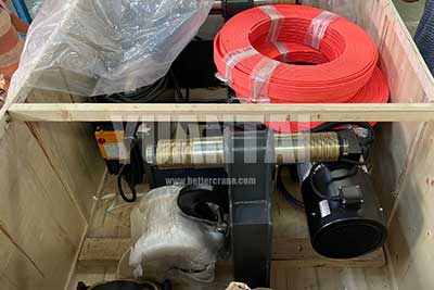 15 ton overhead crane hoist for single girder overhead crane for sale Paraguay