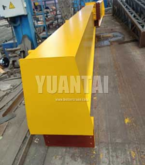 Box girder of single beam bridge crane 15 ton