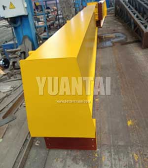 Box girder of single beam bridge crane 15 ton 