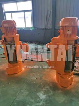 2 sets of 10 ton electric wire rope hoists 