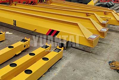 main girder and end carriages 1 ton hoist for small hoist crane