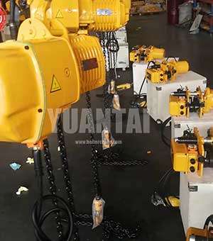 10 sets of  electric chain hoists  