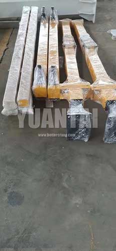  Main steel parts, supporting frame of 1 ton smiple gantry cranes 