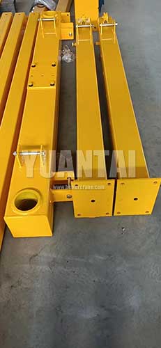 Main supporting form of beam center rotationg 360 degree porable gantry crane