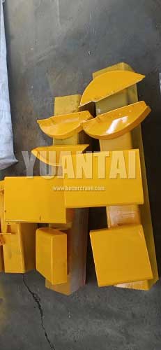 Components of 360 degree rotating gantry crane