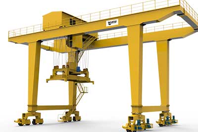 Terminal Yard Cranes for Efficient  Port Yard Container Handling