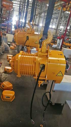 electric chain hoist for sale Morocco under production 