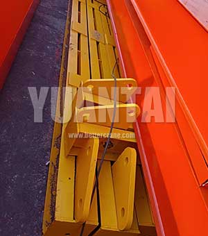End carriages of underhung or under running suspension crane 10 ton