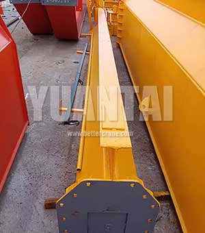 Main girder of 10 ton overhead crane with suspension crane design for South Africa