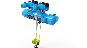 Electric wire rope hoist with capacity above 5 ton, such as 10 ton, 16 ton, with double travelling motors, which can customized with 2 speeds.