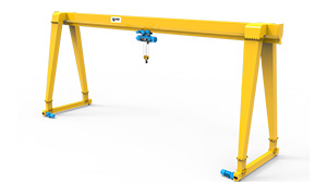 Single girder & double girder gantry crane with traiditional MH & MG