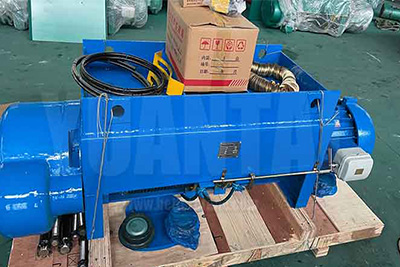 10 Ton Metallurgical Electric hoists for Hot Steel Mill Paraguay